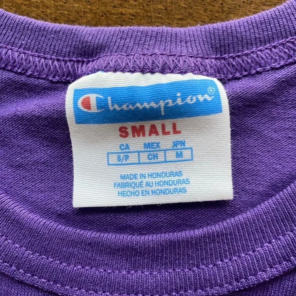 Champion Men‎ Purple Cotton Top Short Sleeve T-Shirt Small Bundle OF Two tshirts - Picture 3 of 10